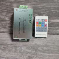 RGB Контроллер управление led лентой 12 А Радио - 20 кнопок  AVT 